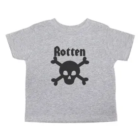 Rotten Skull and Bones Unisex Toddler Short Sleeve T-Shirt