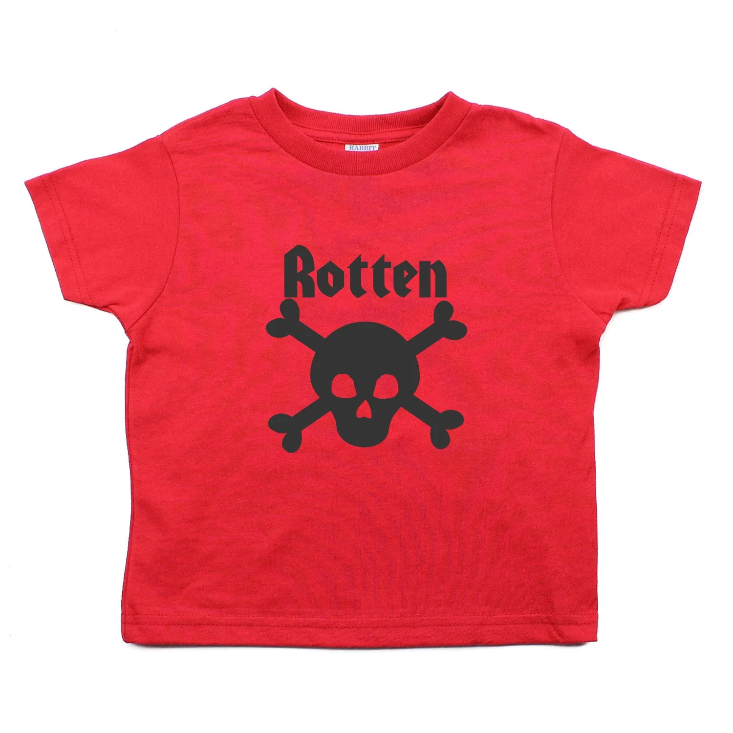 Rotten Skull and Bones Unisex Toddler Short Sleeve T-Shirt
