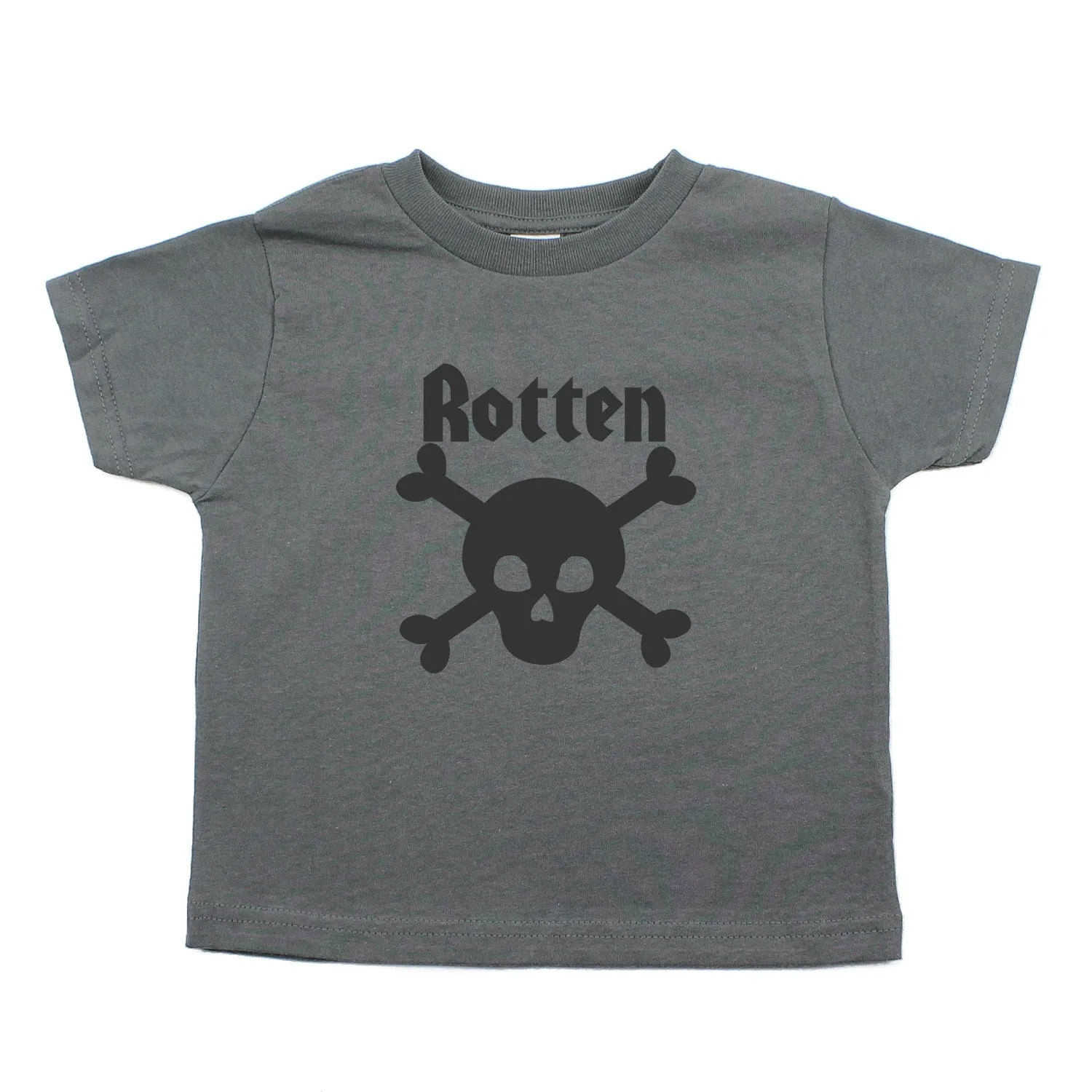 Rotten Skull and Bones Unisex Toddler Short Sleeve T-Shirt