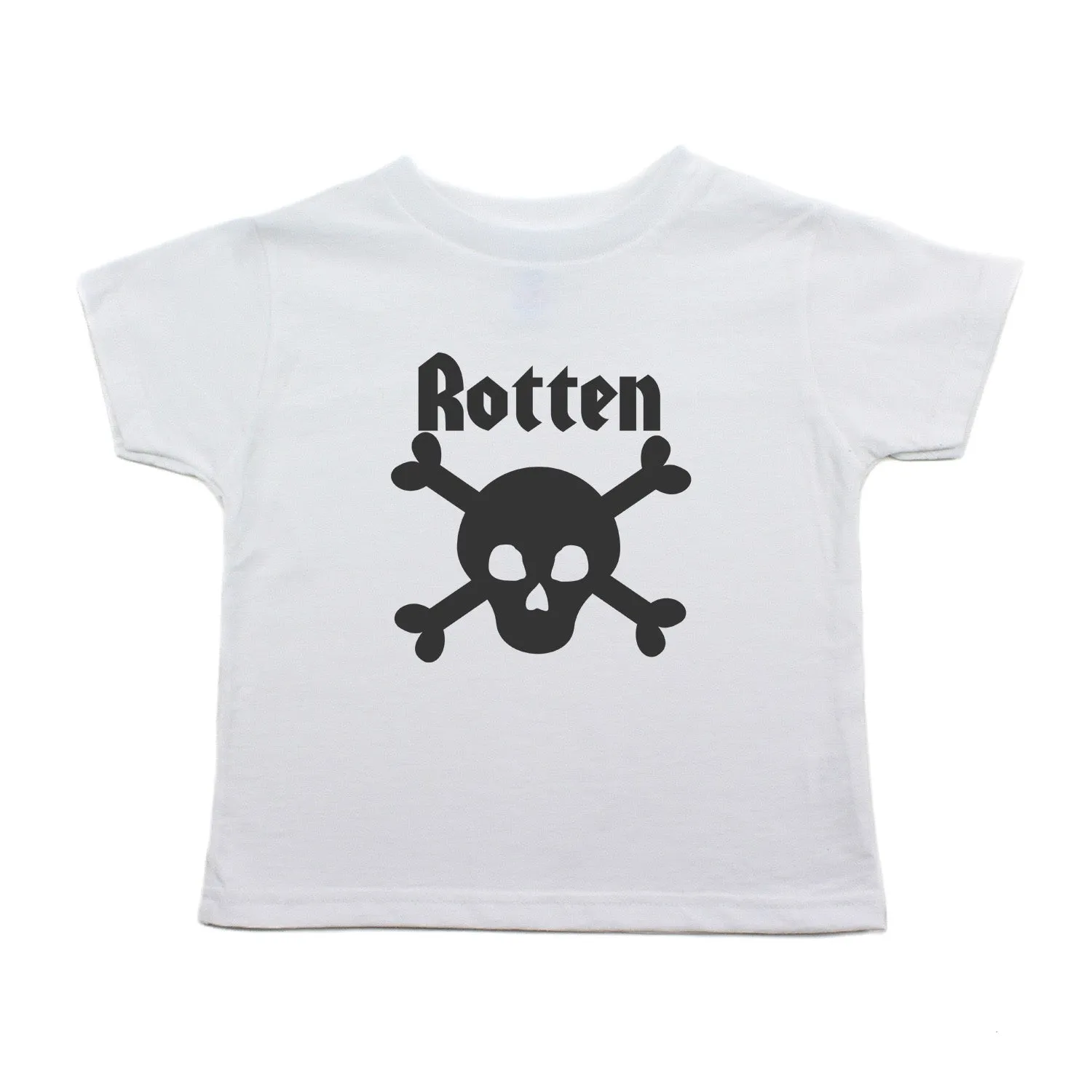 Rotten Skull and Bones Unisex Toddler Short Sleeve T-Shirt