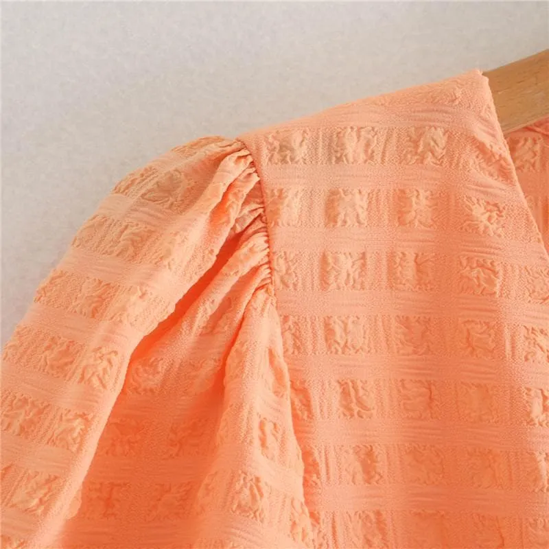 Ruffled Belt Wrap Dress