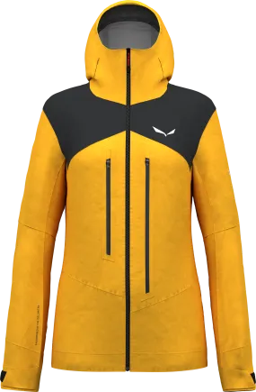 Salewa Women&#x27;s Ortles 3L Powertex Jacket Yellow Gold | Buy Salewa Women&#x27;s Ortles 3L Powertex Jacket Yellow Gold here | Outnorth