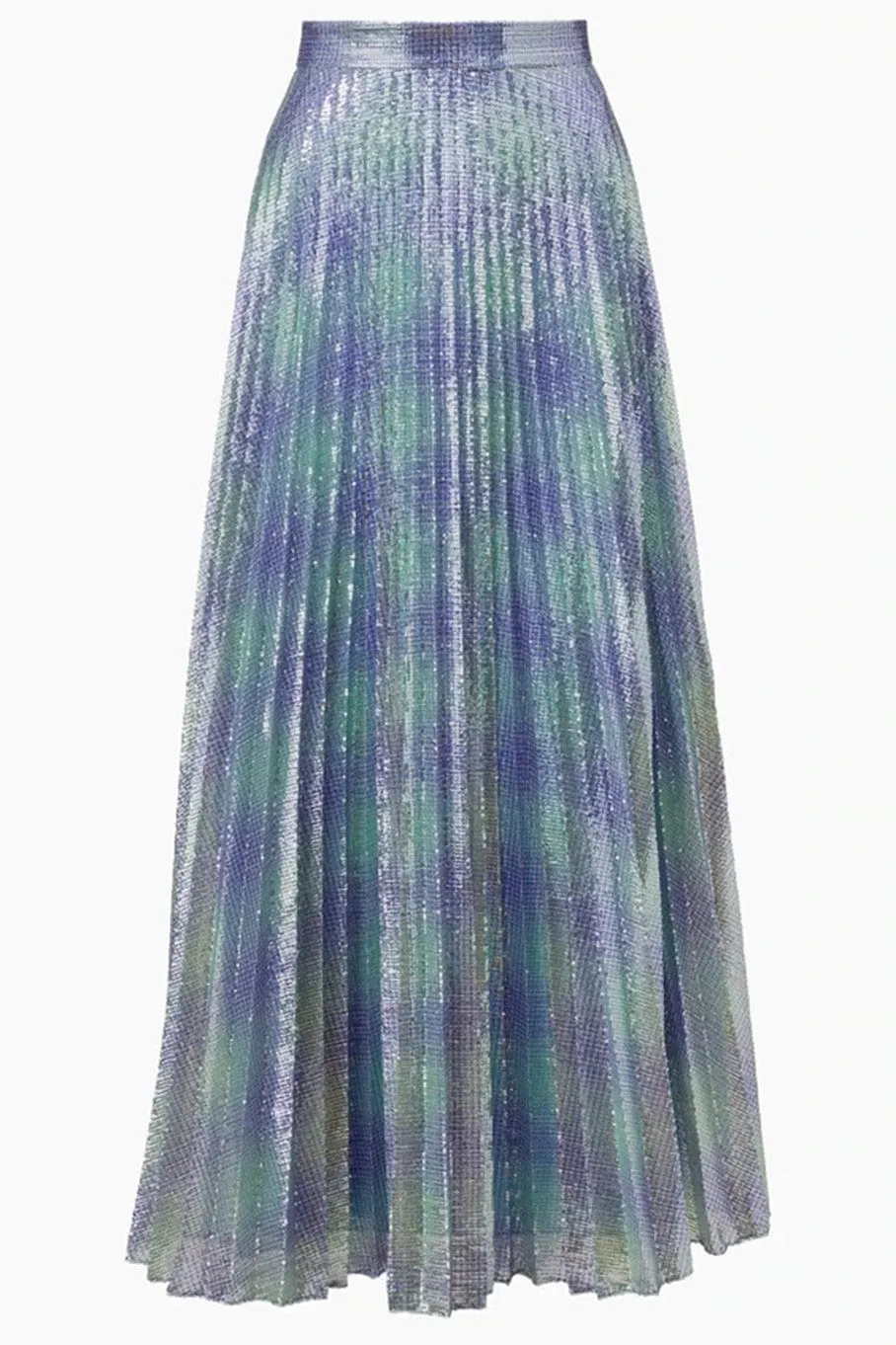 Sequin Pleated Skirt