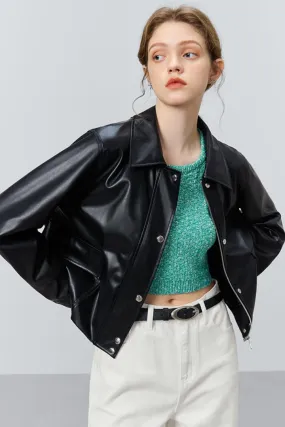 Short Leather Jacket