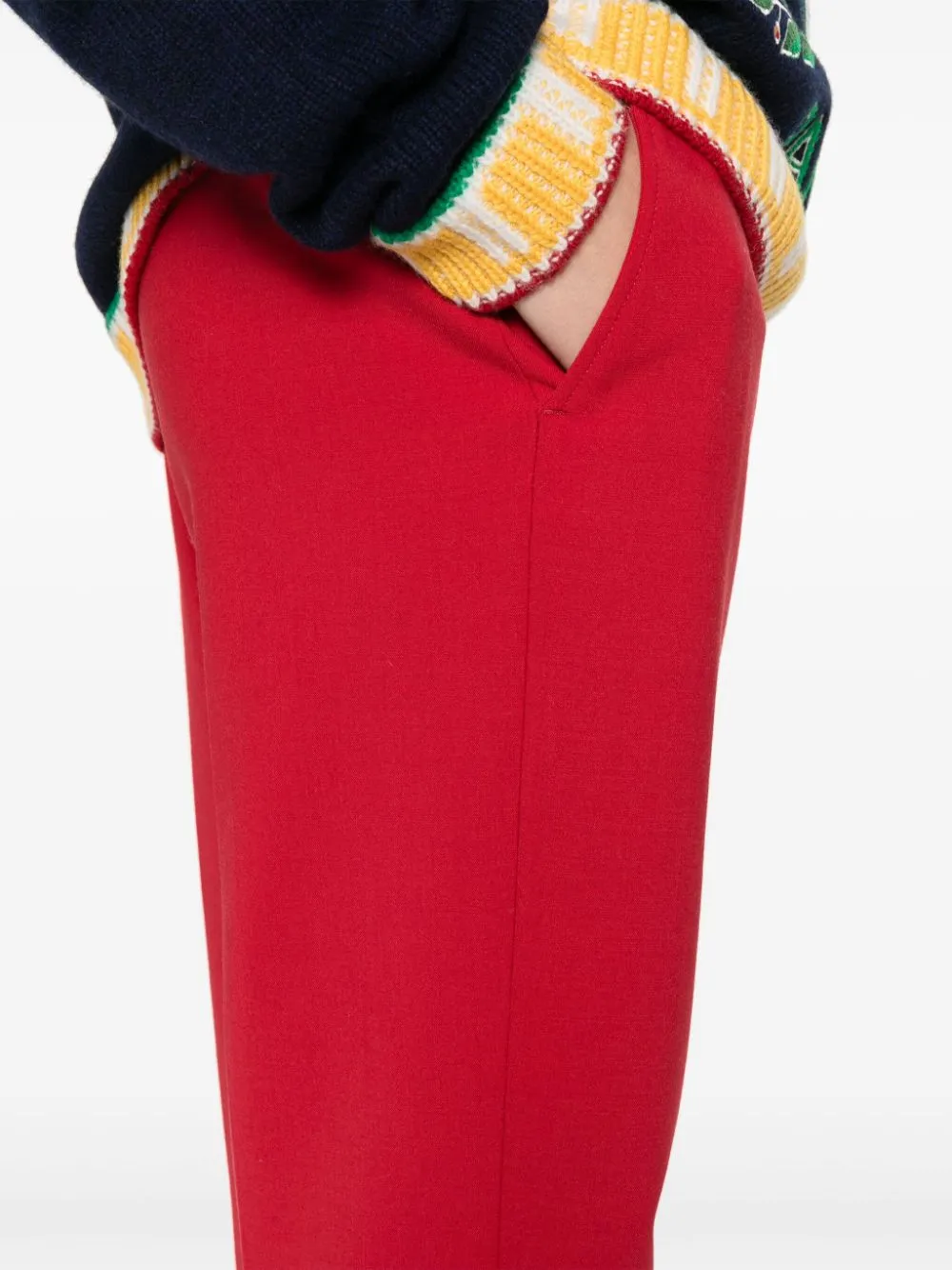 slim tailored trousers