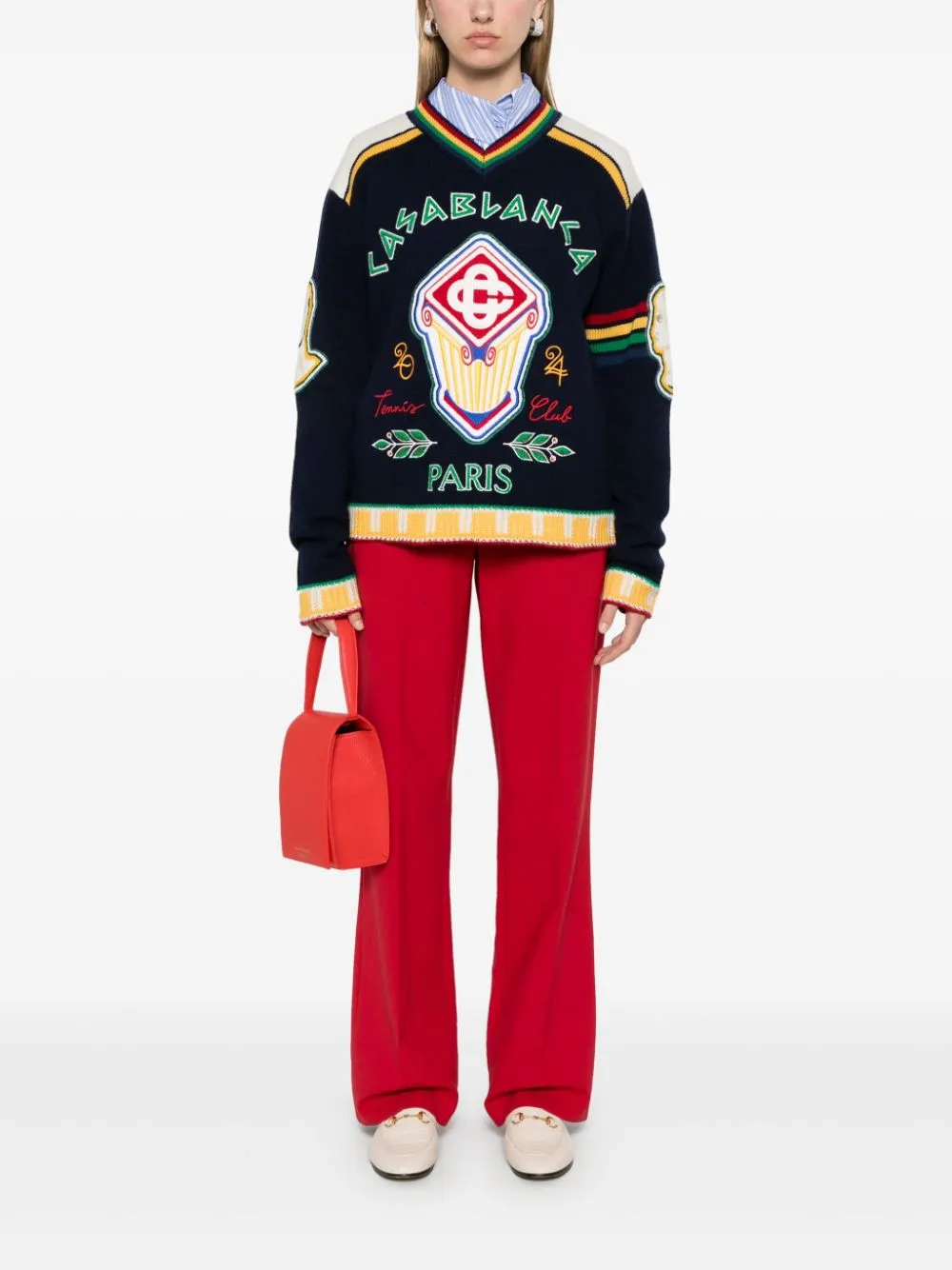 slim tailored trousers