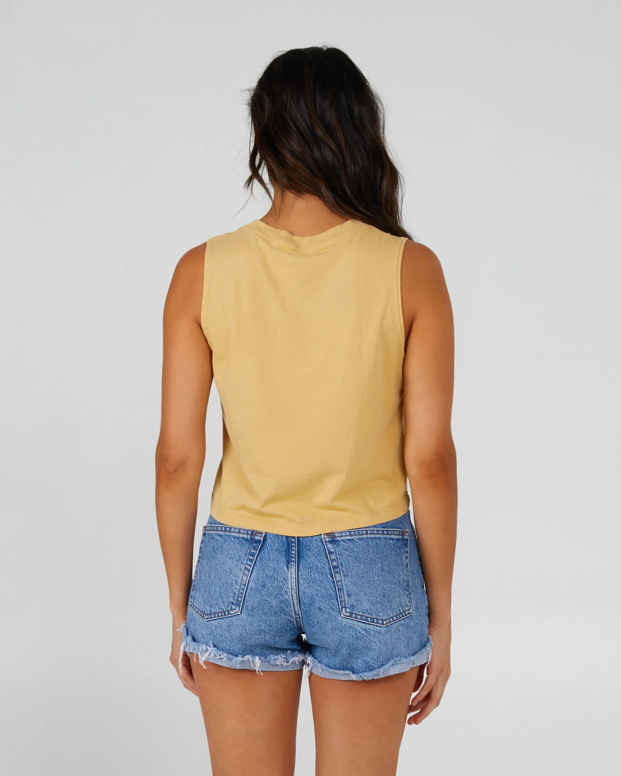 Soarin' Dusty Gold Cropped Tank