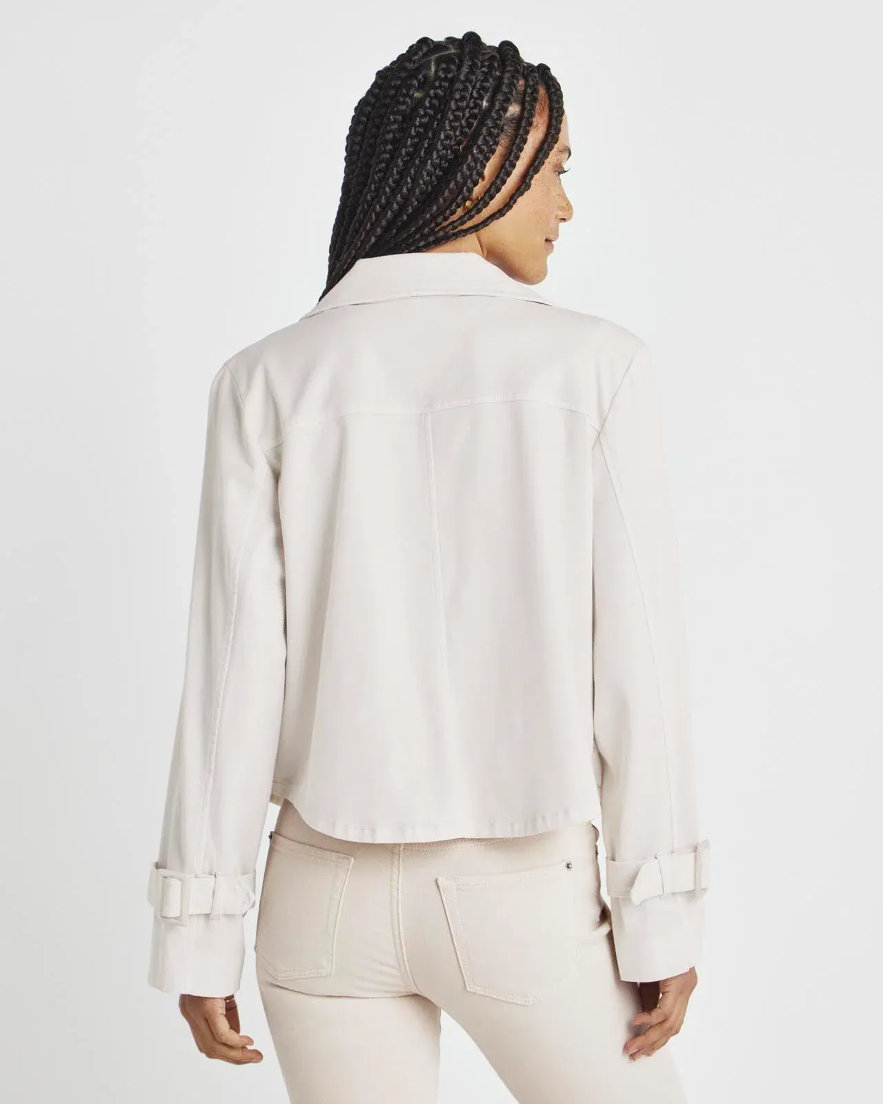 Splendid Portia Cropped Jacket in Macchiato