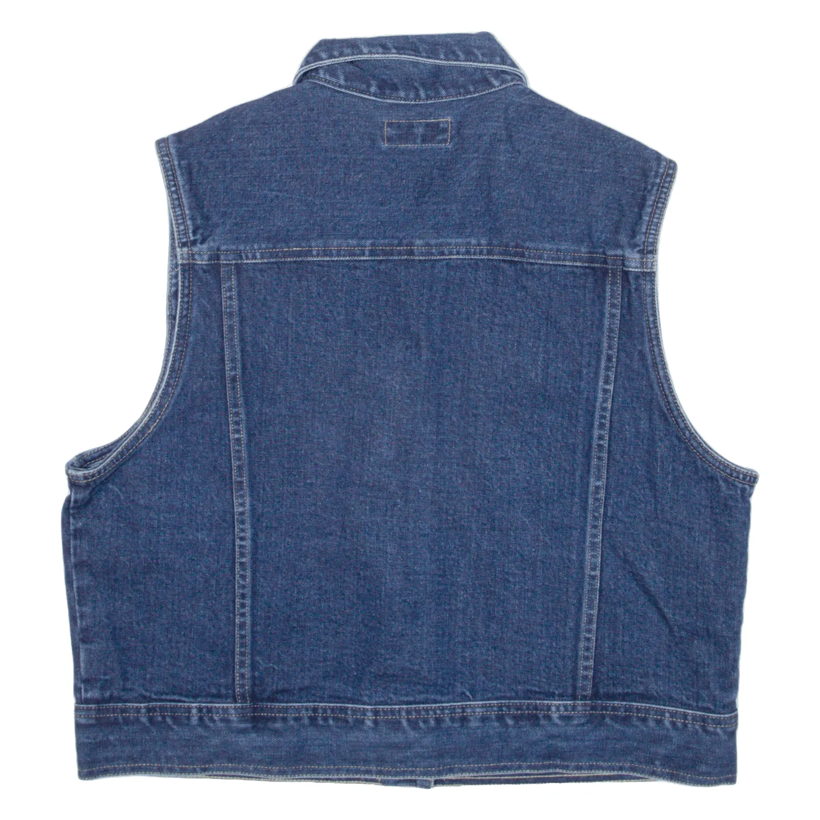 ST JOHNS BAY Denim Gilet Blue Womens L