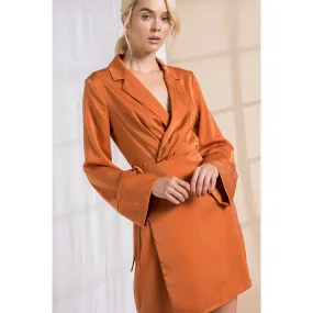 Sunset WRAP MINI DRESS