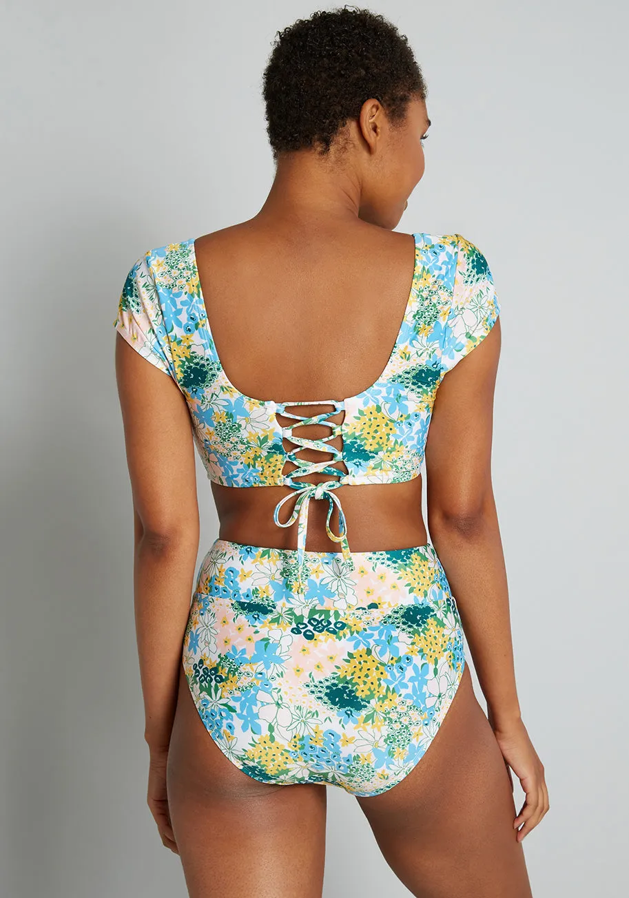 The Amari Crop Bikini Top
