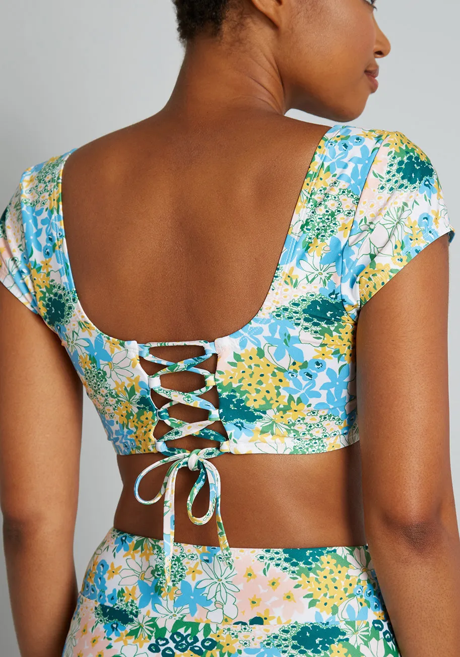 The Amari Crop Bikini Top