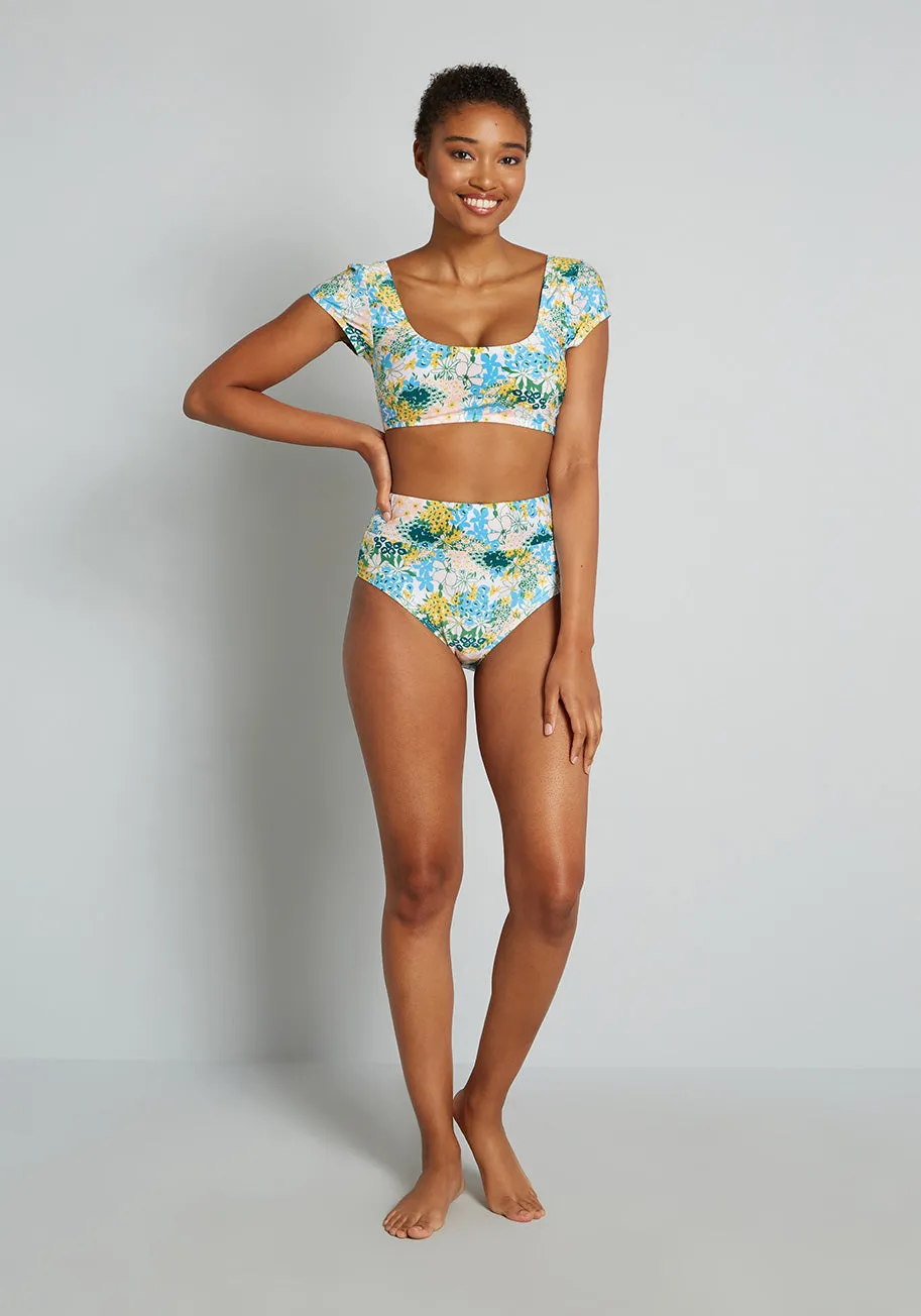 The Amari Crop Bikini Top