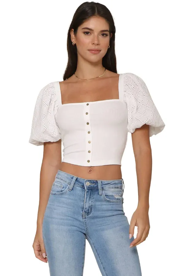 The Nami Top by Heartloom - White