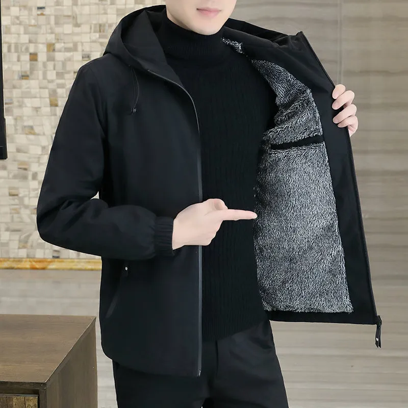Tommy™ winddichte waterdichte zwarte parka winterjas