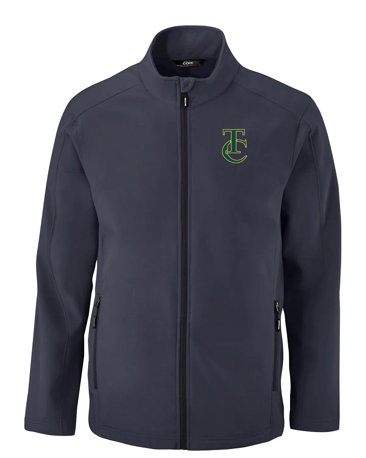 Turle Club Adult Soft Shell Jacket with Embroidered Logo