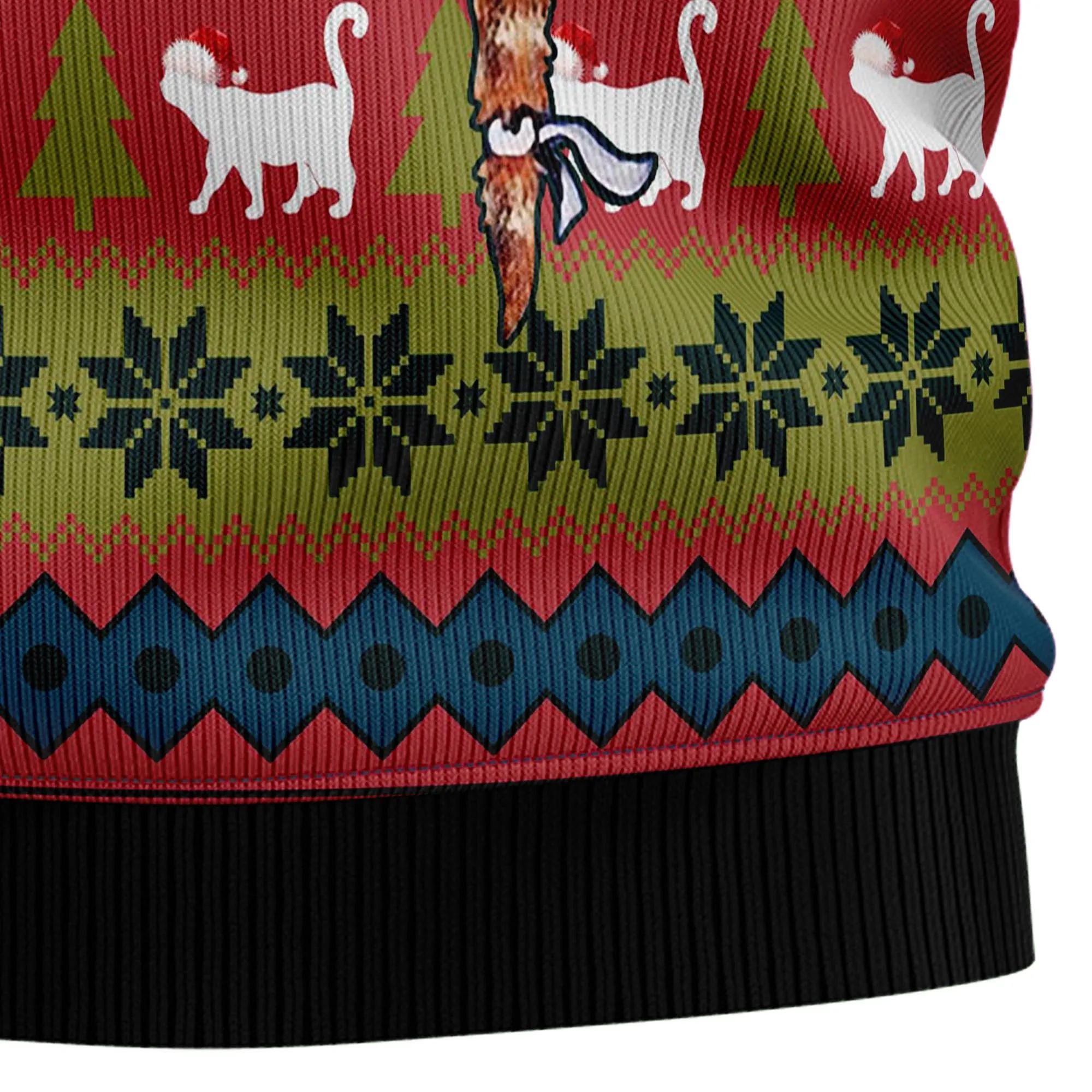Ugly Sweater JulesRoche Cotton Wool Blend Holiday