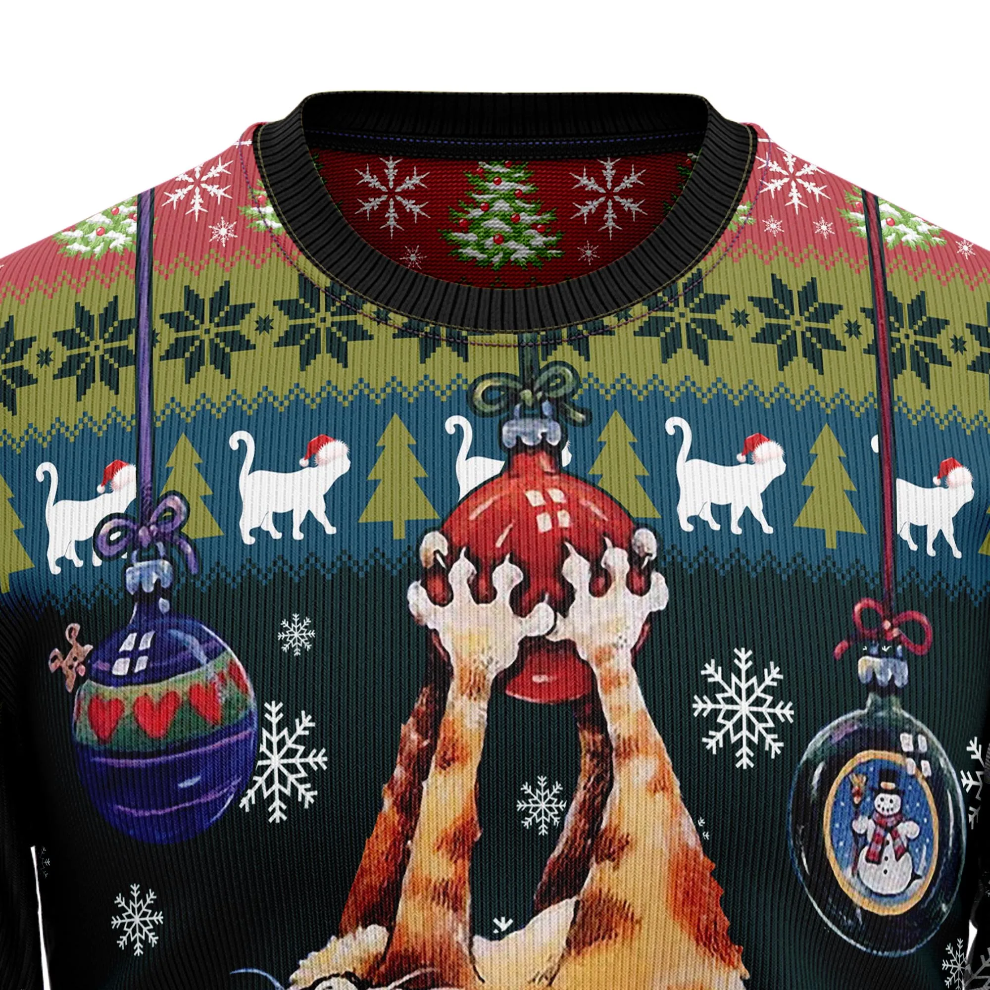 Ugly Sweater JulesRoche Cotton Wool Blend Holiday