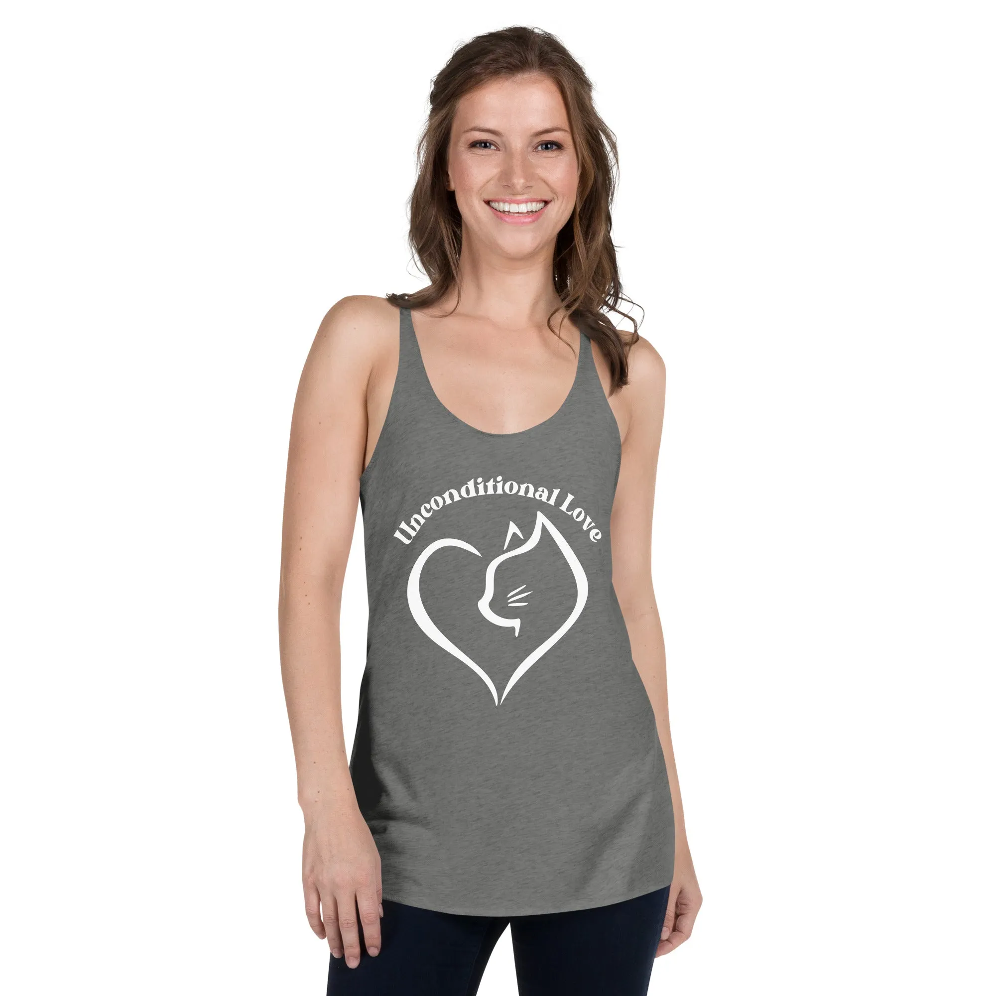 Unconditional Love Women's Racerback Tank, lioness-love
