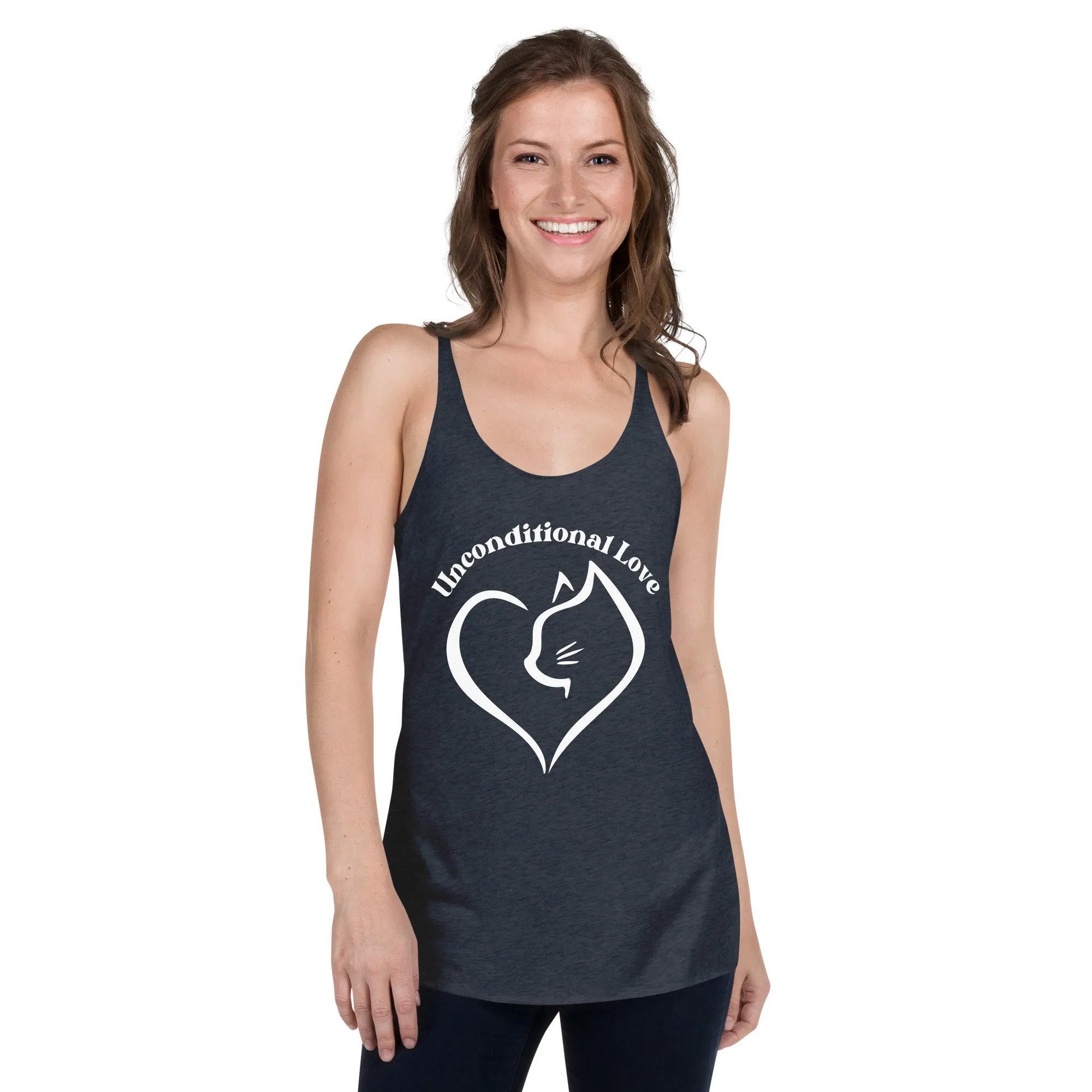 Unconditional Love Women's Racerback Tank, lioness-love