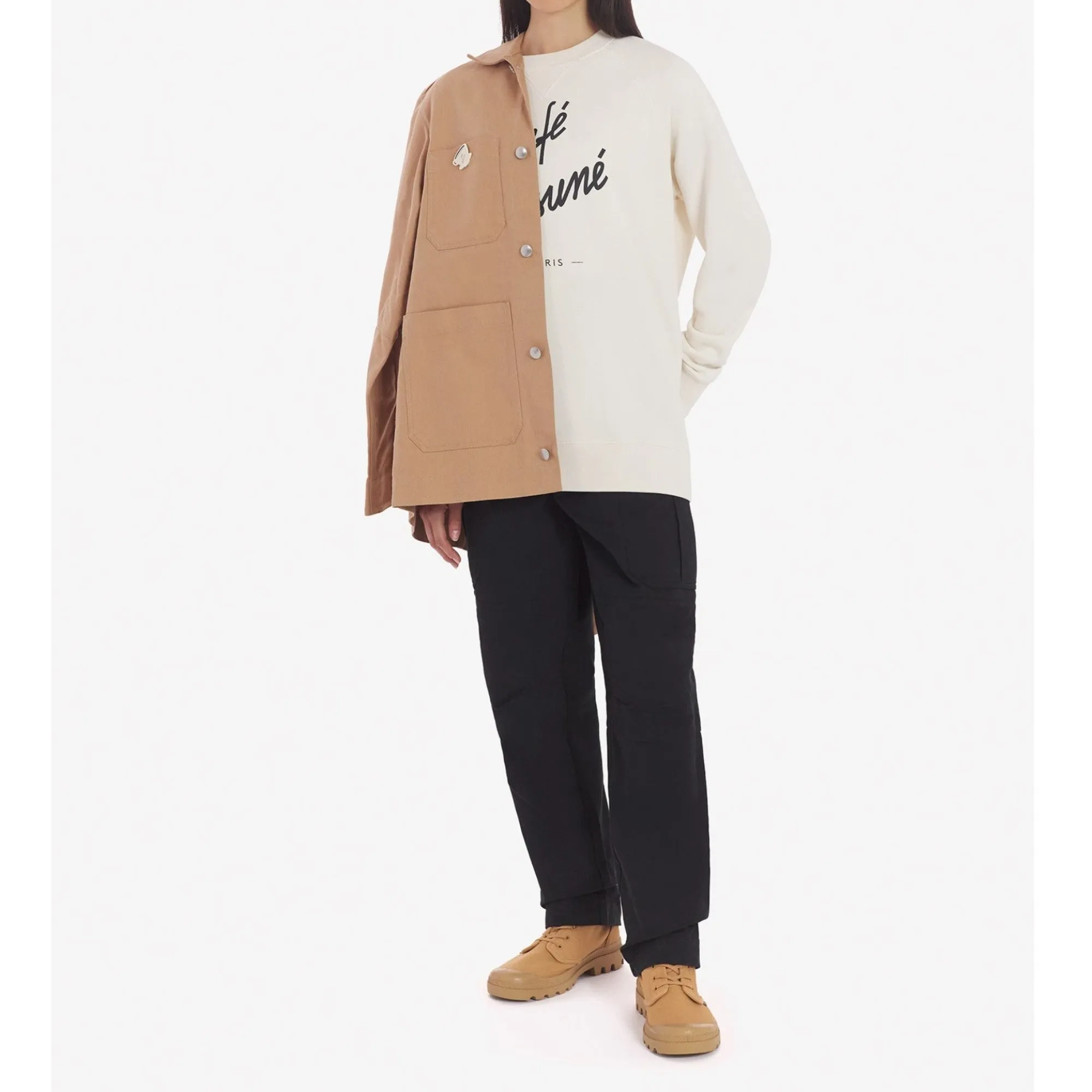 Unisex Sweatshirt Cafe Kitsune - Latte