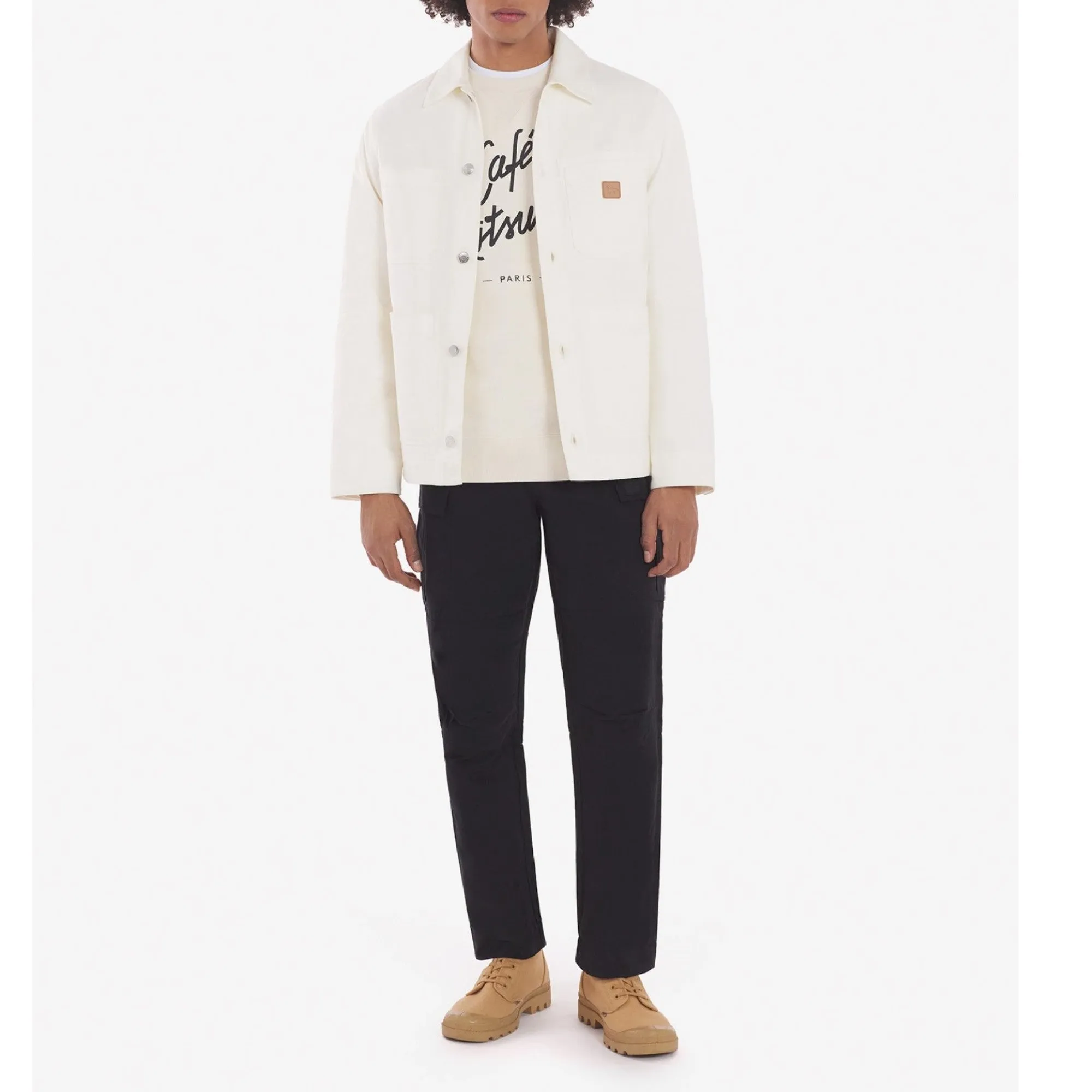 Unisex Sweatshirt Cafe Kitsune - Latte