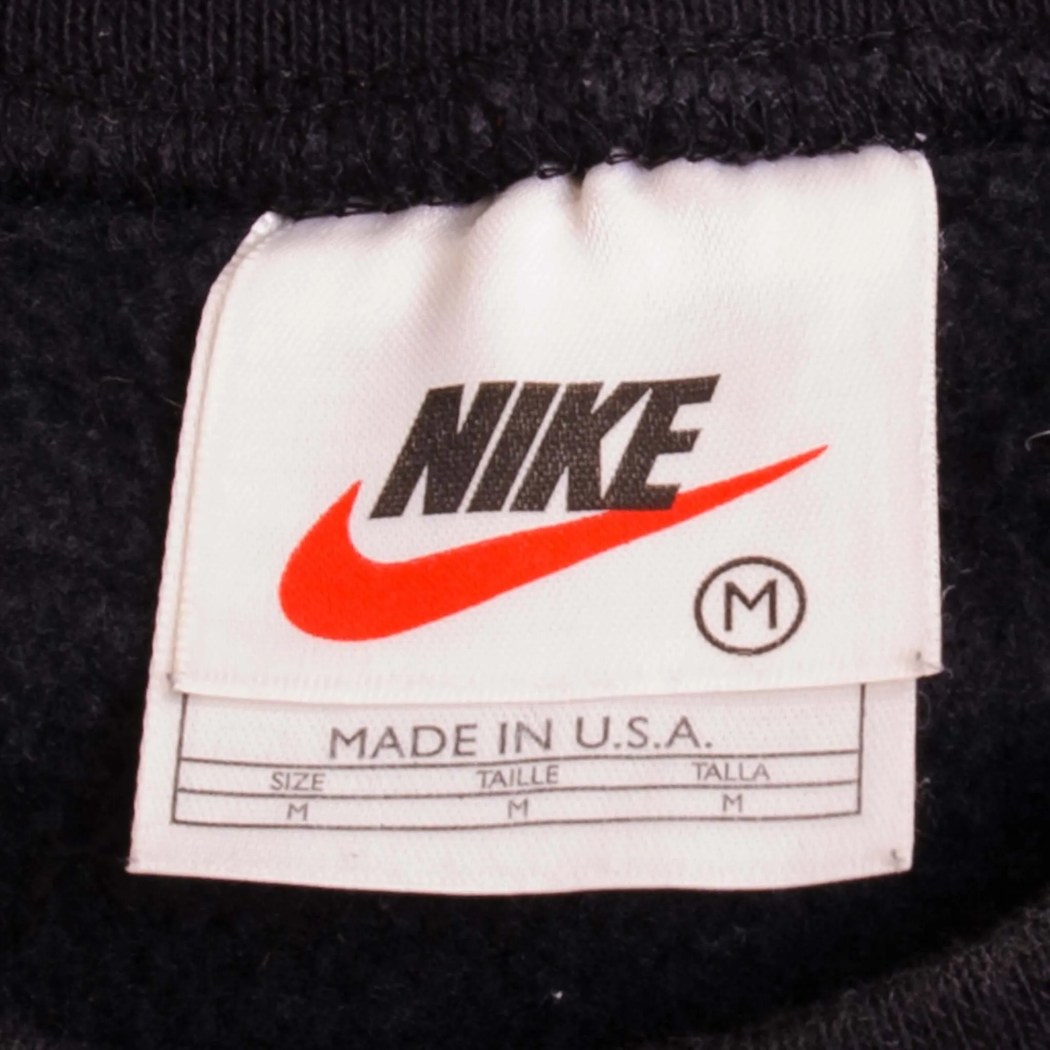 VINTAGE NIKE SWOOSH SWEATSHIRT 1990s SIZE MEDIUM MADE IN USA