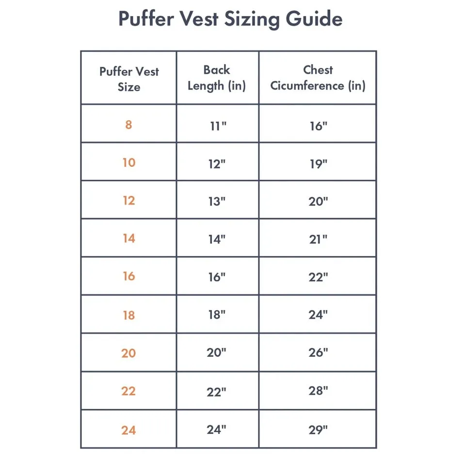 WagWear Puffer Vest