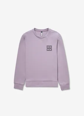 Washed Tech Cotton Sweatshirt Mauve