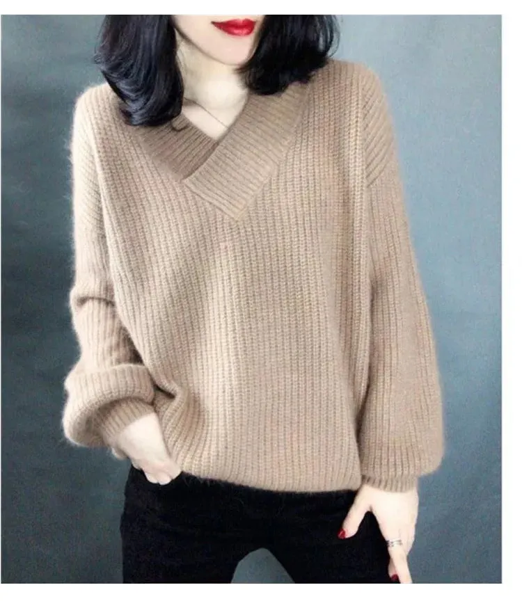 Winter Sweater Women Warm Oversized Pullovers