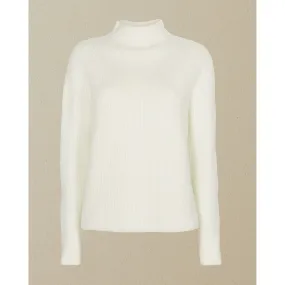 Women Venetii-Chunky Stitch Jumper - Ivory