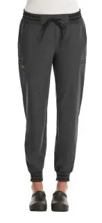 Womens Full Waistband Jogger Pant by Maevn (Regular) XXS-3XL / Black