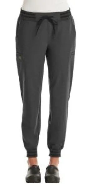 Womens Full Waistband Jogger Pant by Maevn (Regular) XXS-3XL / Black