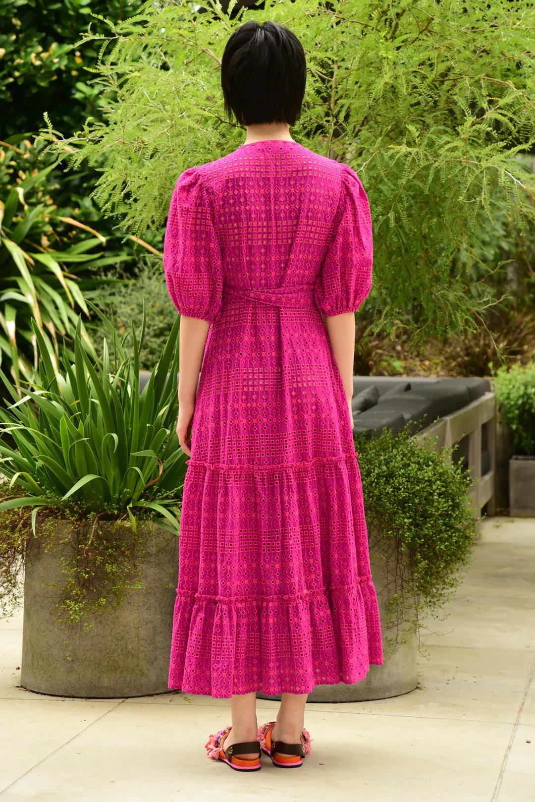 Wrap it Up Dress Raspberry